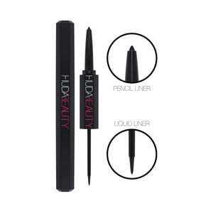 Huda Beauty Life eyeliner Double Ended Eyeliner Liquid & Pencil - Very Vanta