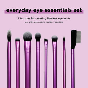 REAL TECHNIQUES Everyday Essentials Eye 8 Piece Set