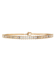 Baguette Ombre Choker Gold