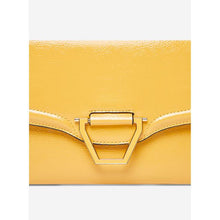 Load image into Gallery viewer, Yellow Enamel Detail Clutch Bag
