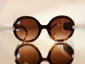 Tortoise Shell Round Sunglasses