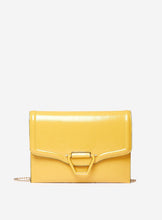 Load image into Gallery viewer, Yellow Enamel Detail Clutch Bag
