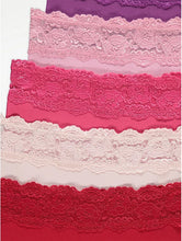 Load image into Gallery viewer, Pink Lace Trim Shorts 5 Pack
